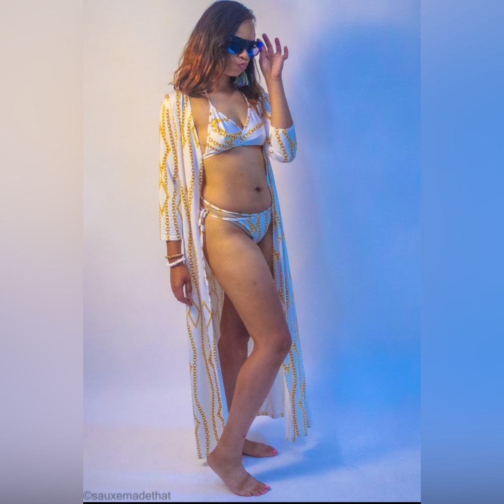 White 3pc Swimsuit